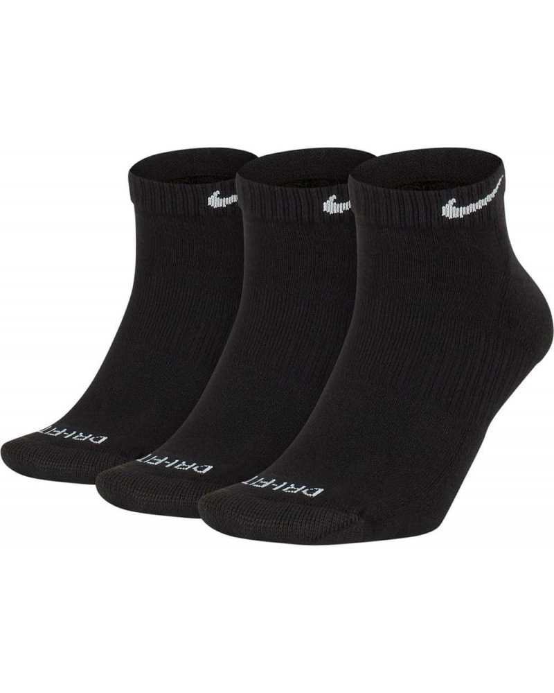 Everyday Plus Cushioned Training Ankle Socks Black | White $11.45 Activewear