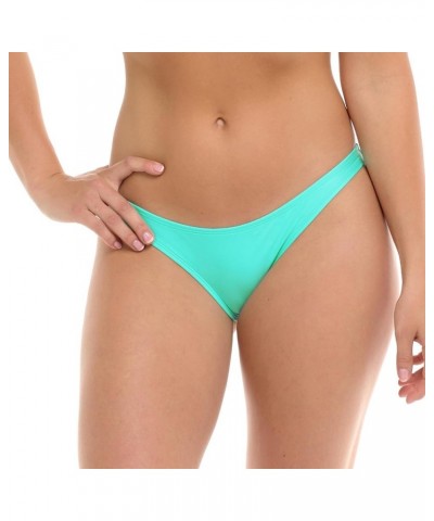 Women's Smoothies Basic Solid Fuller Coverage Bikini Bottom Swimsuit Smoothies Sea Mist $10.86 Swimsuits