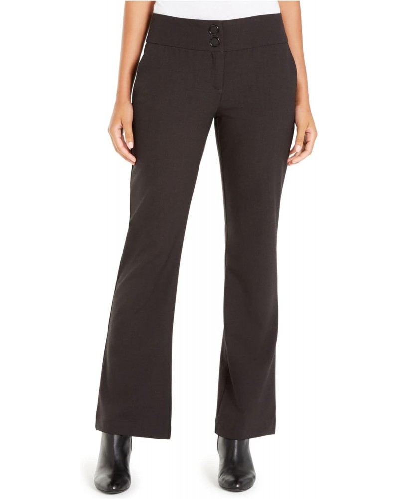 Women's Waist Control Wide Leg Trouser Pants Charcoal Size 10 $12.31 Pants