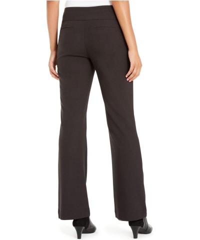 Women's Waist Control Wide Leg Trouser Pants Charcoal Size 10 $12.31 Pants