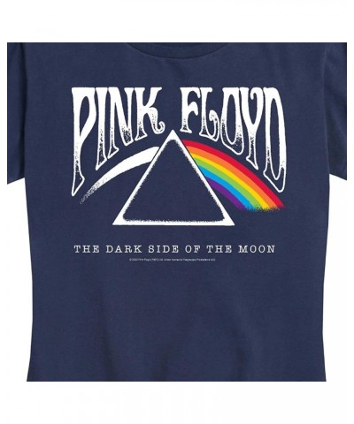 Pink Floyd - DSOTM - Women's Short Sleeve Graphic T-Shirt Navy $12.00 T-Shirts