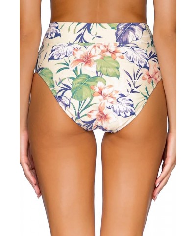 Women's V-Front High-Waist Bikini Bottom Island Life $34.76 Swimsuits