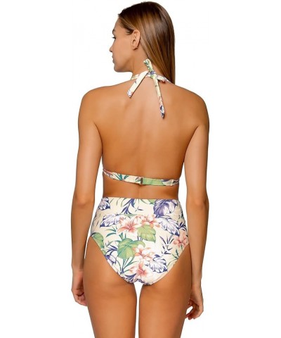 Women's V-Front High-Waist Bikini Bottom Island Life $34.76 Swimsuits