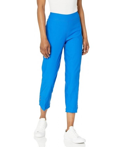 Women's Pull on Twill Crop with Back Pockets Lagoon $16.45 Pants