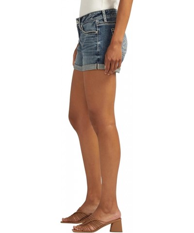 Women's Suki Mid Rise Curvy Fit Short Med Wash Scv380 $30.59 Shorts