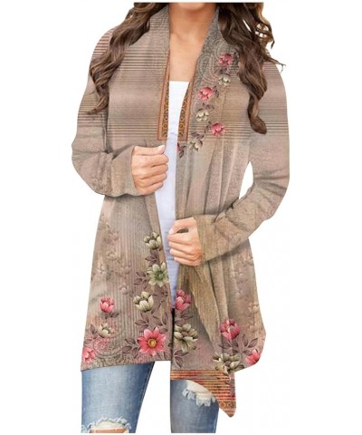 Long Sleeve Cardigan for Women Overszied Open Front Kimono Sweatshrits with Pockets Soft Loose Fit Tunic Shirts 2-pink $10.70...