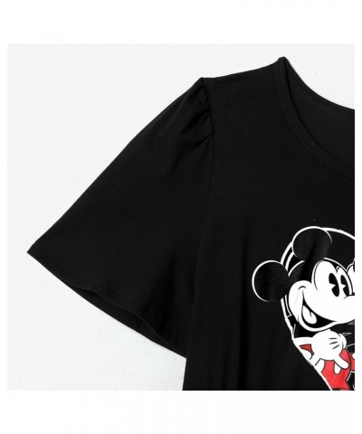 Mickey and Friends Mom and Me Matching Minnie Dresses Polka Dots Sleeveless Strap Dresses Woman Deep Red $16.56 Dresses