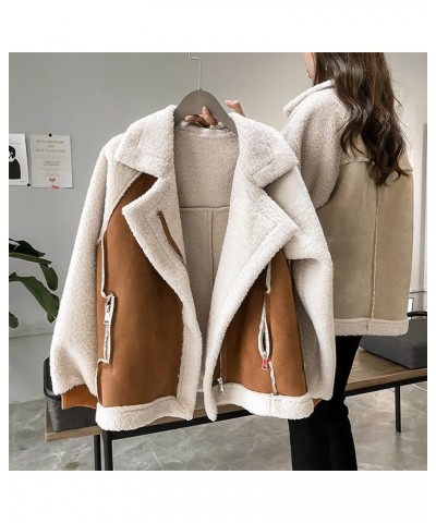 Winter Coats For Women 2023 Warm Clothes Fleece Sherpa Jacket Fuzzy Lightweight Fashion Casual Outerwear Clothing H Khaki $12...