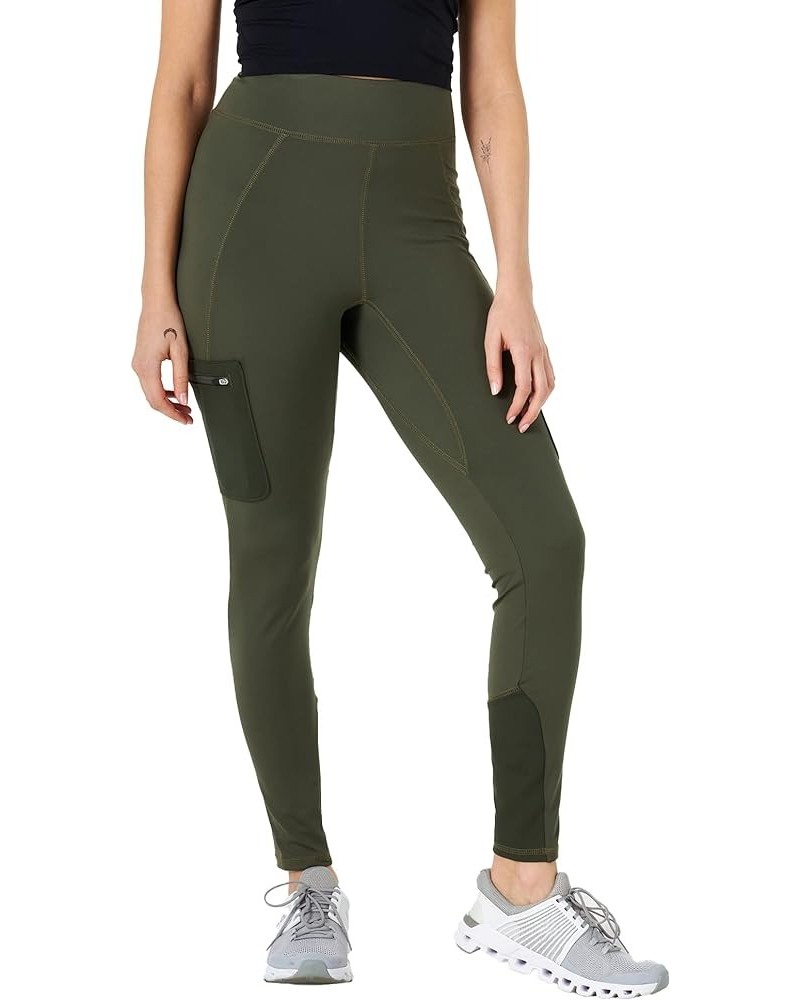 Women's Hybrid Cargo Legging Olive $11.99 Others