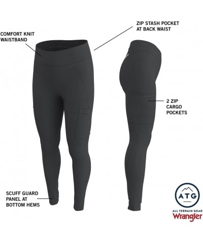 Women's Hybrid Cargo Legging Olive $11.99 Others