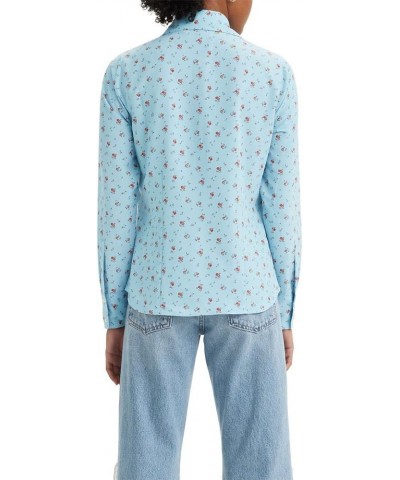 Women's Jasper Blouse (New) Isabel Floral Forget-me-not $13.93 Blouses