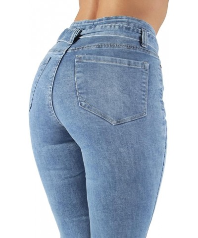 Colombian Design, Butt Lift, Levanta Cola, Boot Leg Jeans Plus/Junior Size Dark Wash (4038) $27.55 Jeans