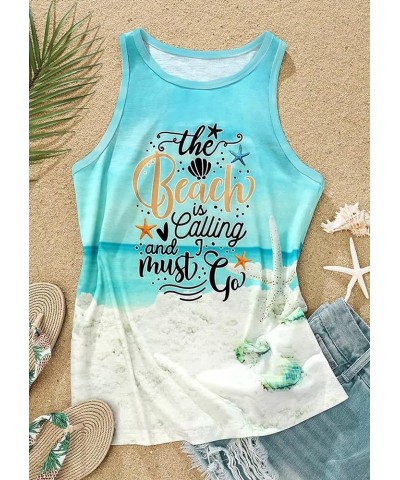 Sun Sand and in My Hand Tank Tops Womens Hawaii Summer Beach Graphic Sleeveless T Shirt Cute Country Vacation Tank Cami Color...