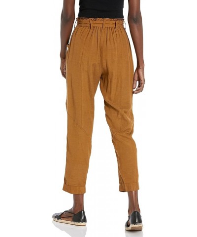 Women's Tie Waist Pant Wood $9.53 Pants