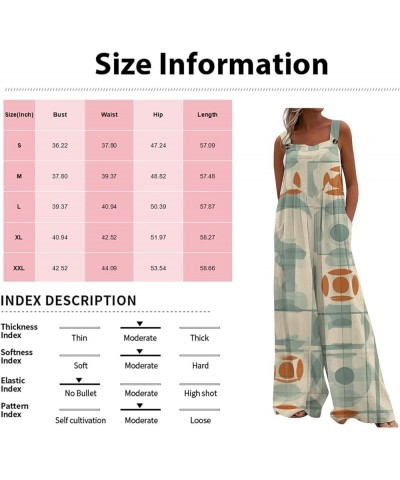 Women Summer Casual Jumpsuit Gradient Loose Sleeveless Suspender Overalls Pants with Pockets Bohemian Style Romper 01-yellow ...