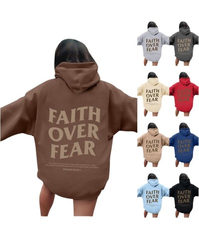 Hoodies for Women,Christian Jesus Saves Faith Sweatshirt Man Woman Pullover Tops Streetwear Gift Y2K Clothes Z03-coffee $9.47...