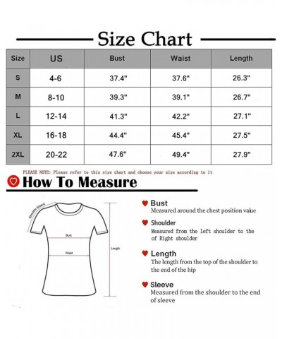 Women's Short Sleeve Basic T-Shirts Summer Casual Loose V Neck Tunic Blouse Tops Yellow $7.55 Tops