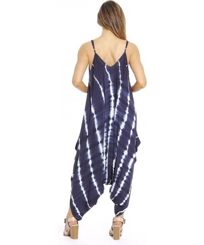 Harem Jumpsuit Romper Jumpsuits for Women Navy / White $12.18 Jumpsuits