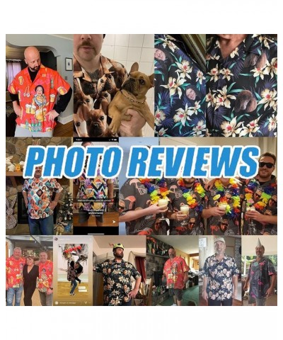 Custom Couple Face Hawaiian Shirt for Men Women Personalized Photo Aloha Beach Party Shirts Birthday Gift for Friend Family M...