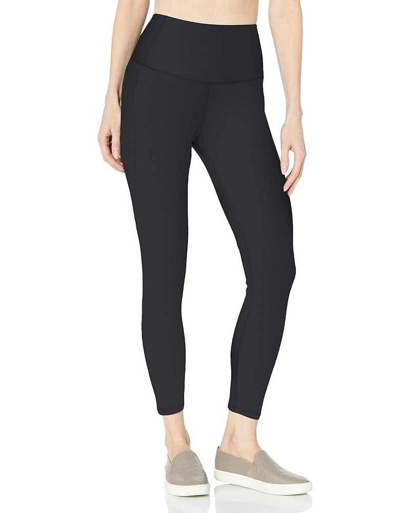 Women's High Waist Cropped Legging Ebony $16.49 Activewear