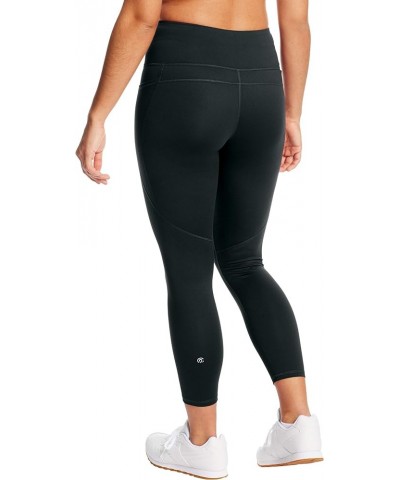 Women's High Waist Cropped Legging Ebony $16.49 Activewear