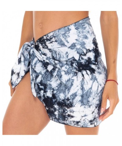 Womens Bathing Suit Cover Up Sarong Pareo Bikini Beach Skirt Short Sarong Wrap Gray $12.16 Swimsuits