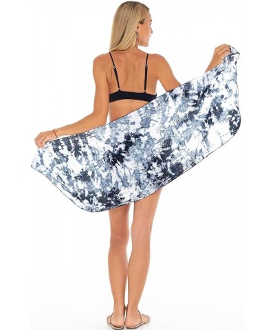 Womens Bathing Suit Cover Up Sarong Pareo Bikini Beach Skirt Short Sarong Wrap Gray $12.16 Swimsuits