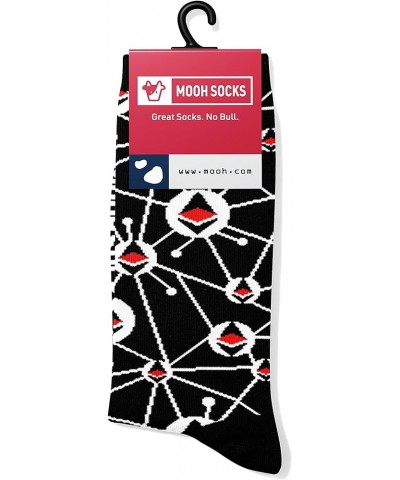 Ethereum Socks - ETH Socks - Fun Crypto Gifts - Novelty Socks for Men & Women - Unisex Block Chain Cryptocurrency Socks Nodes...