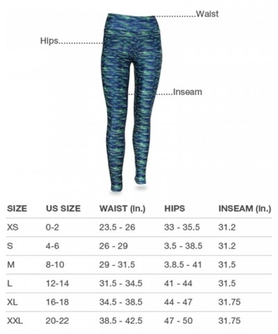 Women's Standard Zebra Leggings Multi $13.24 Leggings