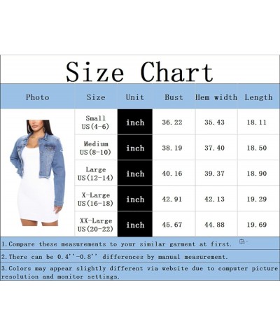 Women's Jean Jacket Long Sleeve Classic Distressed Fray Hem Tassels Denim Trucker Jackets 2714blue $21.72 Jackets