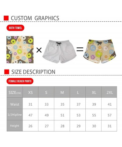 Hot Summer Beach Shorts for Women Hawaii Elastic Boardshorts Sports Pants Usa Flag $10.56 Swimsuits