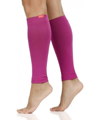 VIM & VIGR Nylon 15-20 mmHg Graduated Compression Leg Sleeves (Black Solid, Unisex 1) Orchid 2 $21.83 Activewear