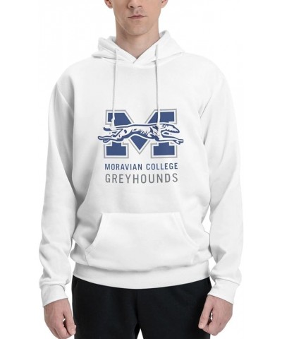 Moravian College Moravian University Logo Womens Casual Hoodies Pullover Tops Drawstring Long Sleeve Sweatshirts White $15.50...