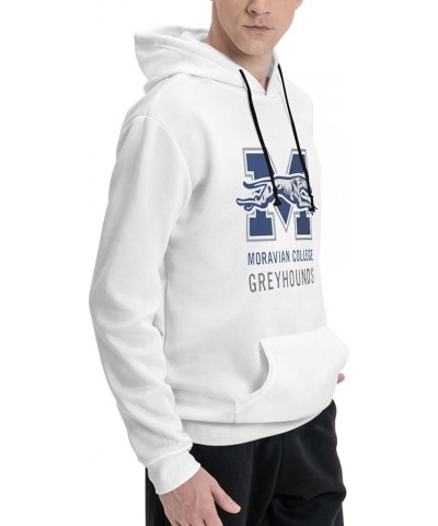 Moravian College Moravian University Logo Womens Casual Hoodies Pullover Tops Drawstring Long Sleeve Sweatshirts White $15.50...