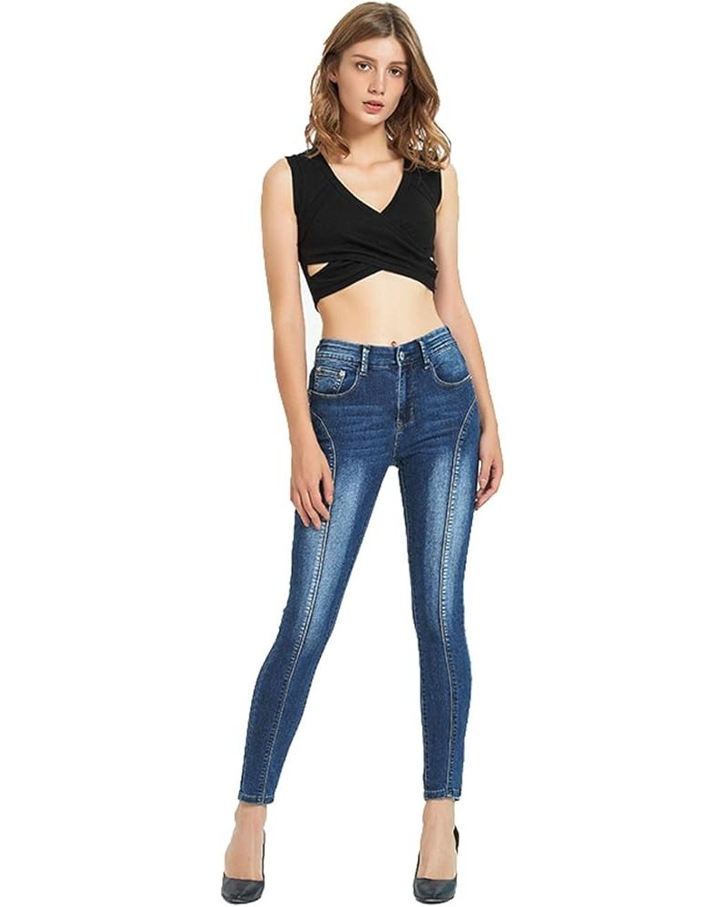 Women Stretch Skinny Fit Bootcut Jeans Denim Pants 187blue $21.83 Jeans