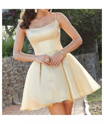 Junior's Short Homecoming Dresses with Pockets Sparkly Glitter Ball Gown Short Prom Graduation Dress for Teens EV14 Gold $23....