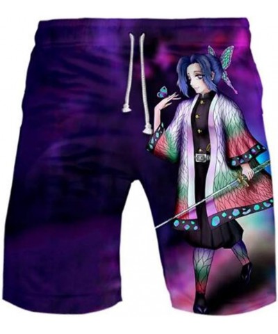 Anime 3D Printed Beach Shorts Swim Trunks for Demon Slayer Summer Boardshorts Jersey Short Pants 1119-31 $9.66 Swimsuits