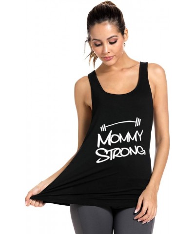 Tank Tops for Women-Womens Funny Saying Fitness Workout Racerback Tank Tops Sleeveless Shirts Black $12.87 Activewear