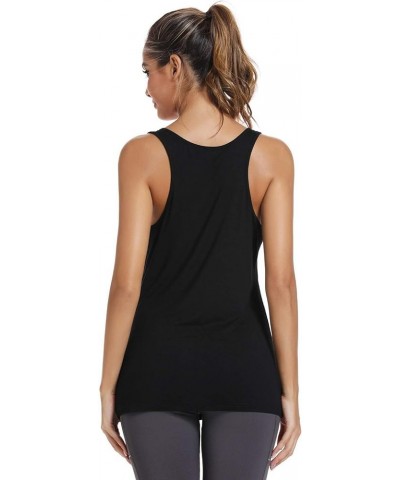 Tank Tops for Women-Womens Funny Saying Fitness Workout Racerback Tank Tops Sleeveless Shirts Black $12.87 Activewear