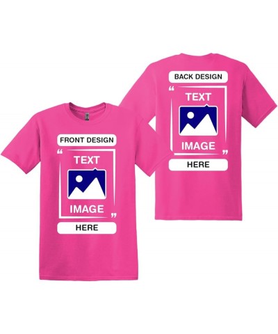 Custom T-Shirts - Personalized Unisex Crewneck Tee Shirt - Customize Your Image, Text & Photo - Men Women Adult Heliconia $7....