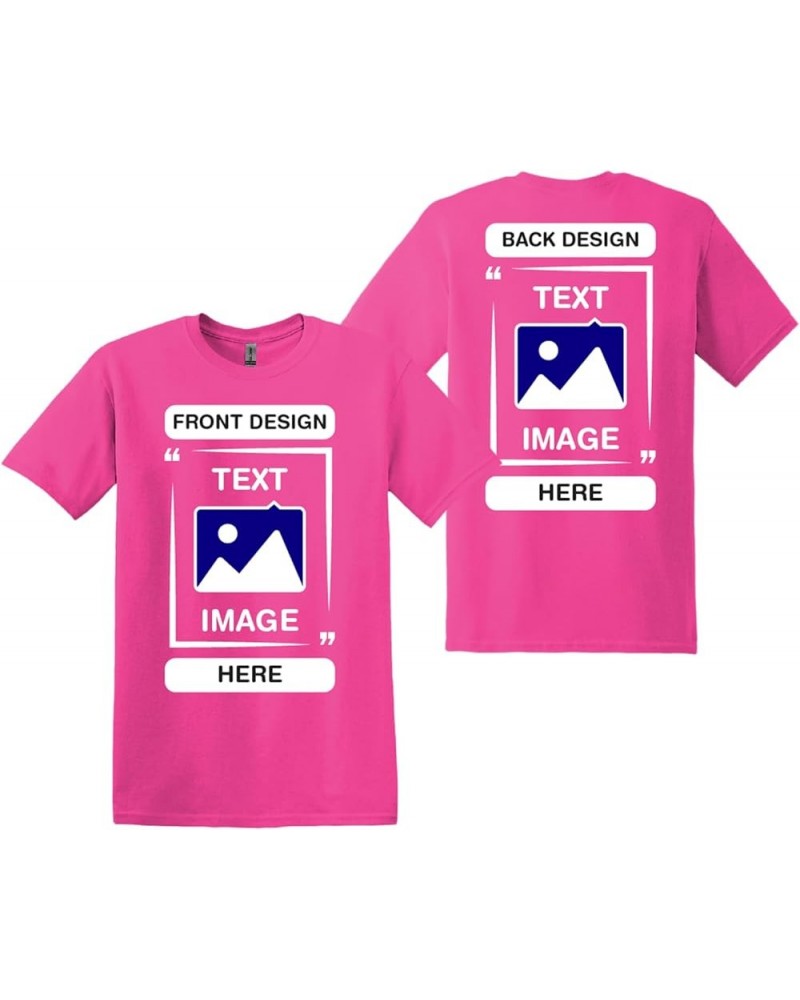 Custom T-Shirts - Personalized Unisex Crewneck Tee Shirt - Customize Your Image, Text & Photo - Men Women Adult Heliconia $7....