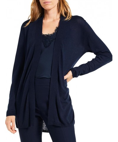 Women's All Year Back of Chair Cardigan Dark Indigo $43.18 Sweaters