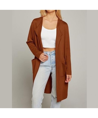 Appehinglaus Coatigan, Lapel Classy Coatigan, Lapel Casual Solid Classy Sweater Jacket White Large $22.54 Sweaters