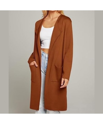 Appehinglaus Coatigan, Lapel Classy Coatigan, Lapel Casual Solid Classy Sweater Jacket White Large $22.54 Sweaters