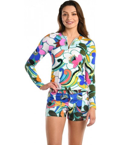 Women's Standard Short Sleeve Mini Dress Swimsuit Cover Up Multi//Sun Catcher $48.41 Swimsuits