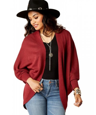 Women's Terra Cardigan Sweater - Burnt Russet, Medium $34.38 Sweaters