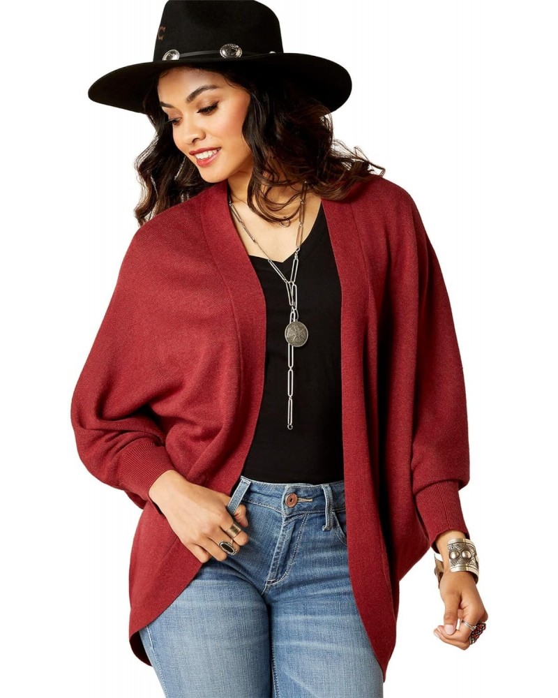 Women's Terra Cardigan Sweater - Burnt Russet, Medium $34.38 Sweaters