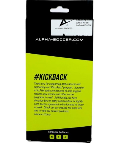 Alpha Training Soccer Grip Socks - Grip Boost Socks for Men, Anti Slip Socks for Men, Women, and Youth, White Grip Socks Whit...